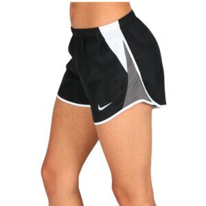 Nike Dri-FIT Running Shorts Black Gray White Women's Size Small